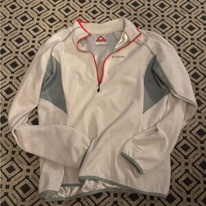 Columbia Omni-Heat white Fleece zip up